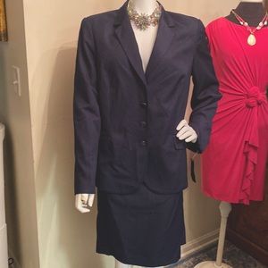 John Meyer 2 Piece Skirt and Jacket..Navy Blue